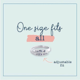 Faith Over Fear Cross Ring￼