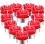 Valentines Day Red Rose Tealight Candles12 Pack