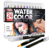 24 Water Color Brush Markers