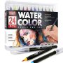 24 Water Color Brush Markers