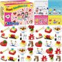  36 Pcs Building Blocks With Valentines Day Cards For Kids ￼