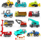  17 Metal Construction Vehicles Toys￼