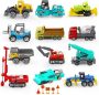  17 Metal Construction Vehicles Toys￼