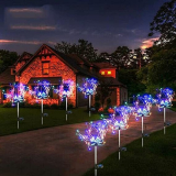 Courtyard Decoration Led Solar Garden Light Flower