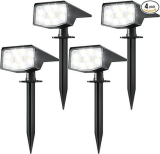  Outdoor Solar Spot Lights –4 or 6 Pack￼