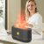 Flame Humidifier Aroma Diffuser Dual-use Home Office Gift Colorful Light