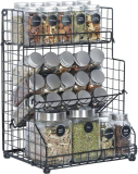 3-Tier Adjustable Spice Rack Organizer￼