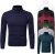 Men Basic Turtleneck Long Sleeve T-Shirts