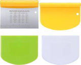 Bench Scraper 4-Piece Stainless￼