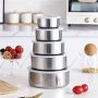 5-Pack Stainless Steel Food Containers