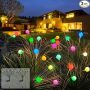 2 Pack Solar Garden Lights, 10 LED Solar Powered Firefly Lights￼