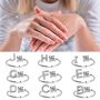 Letter Ring for Women Girls