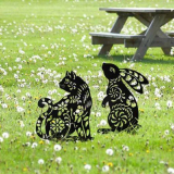 Animal hollow-out garden decoration￼