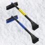 2 PCS 32.7″ Ice Scraper and Extendable Snow Brush￼