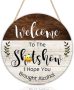 Funny Welcome Door Sign￼