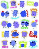 Grape Stickers – Scented