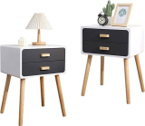  Set of 2 Nightstands￼