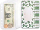  Budget Binder Pockets Refillable 6 Ring Cash Envelopes￼￼