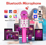  Bluetooth 4 in 1 Portable Karaoke Microphone for Kids