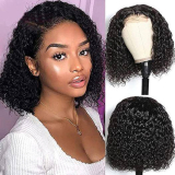 Short Curly Bob Wigs Human Hair￼