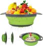  Collapsible Colanders with Handles￼