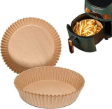  100 Pcs 7.9 Inch Air Fryer Parchment Paper Liners￼