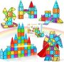  Magnetic Tiles Stacking Building Blocks￼