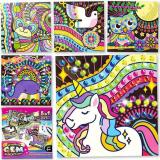  5 Pack Suncatcher Gem Art Kits for Kids￼