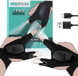  Led Rechargeable Flashlight Gloves￼