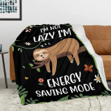 Super Cute Sloth Throw Blanket￼