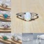 Womens Opal Ring￼