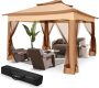  11’x11′ Pop Up Gazebo Caonpy Tent with Mosquito Netting￼