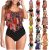 Ladies Sexy Summer Printed Two-Piece Swimsuits Fashion