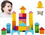 Wooden Multicolour Building Blocks Set￼