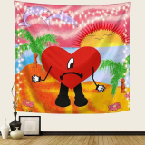 Bad Bunny Wall Tapestry￼