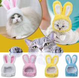 Cute Bunny Ear Hats for Cats￼