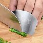 2pcs Kitchen Accessories Stainless Steel Hand Finger Protector