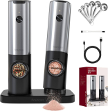  Electric Salt and Pepper Grinder Set￼