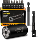 11 PCS Universal Socket Tool Gift Set for Men,￼