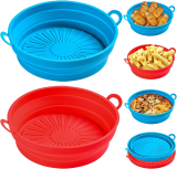  2Pack Silicone Air Fryer Liners￼