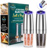 Electric Gravity Pepper Grinder set of 2
