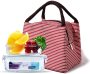 AKWFUNZ Lunch Bag Portable Striped