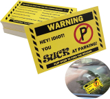 100 Pack You Parked Like an Idiot Cards￼