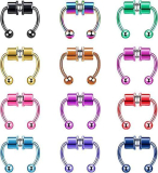 12 Pcs Fake Nose Rings￼