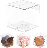 100 PCS Clear Small Gift Boxes ￼