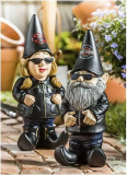 1pc Cute Biker Gnome￼