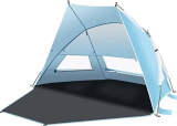 Beach Tent for 2-3 Person with UPF 50+ UV Protection￼