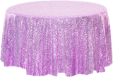 60cm Round Sequined Tablecloth￼