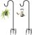  2 Pack Shepherds Hooks for Outdoor