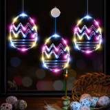 3 Packs Easter Window Lights￼